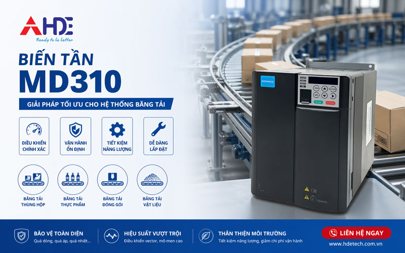 Biến tần MD310 cho băng tải
