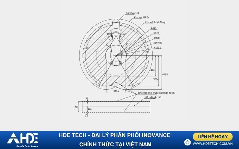 SCARA Robot IR-C8 Inovance