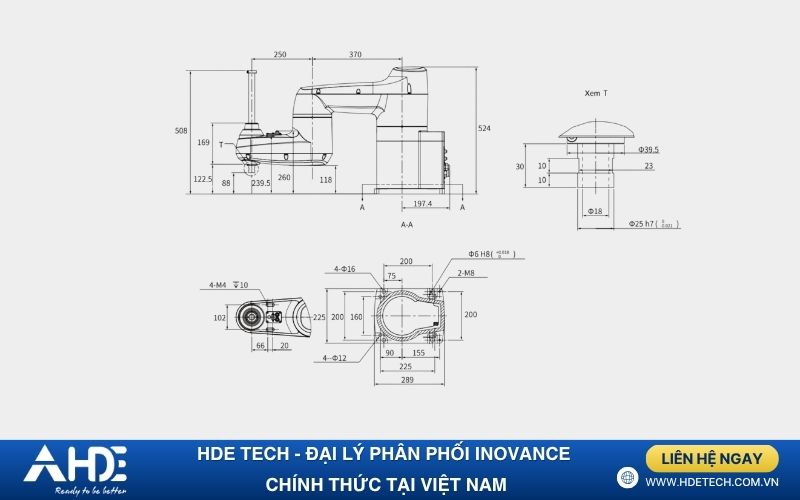 SCARA Robot IR-C8 Inovance