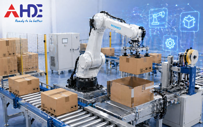 ứng dụng Robot Inovance trong ngành đóng gói