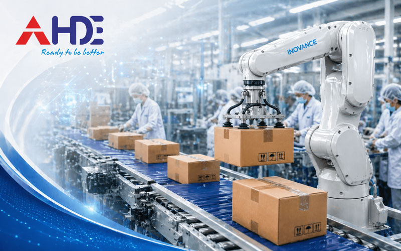 ứng dụng Robot Inovance trong ngành đóng gói