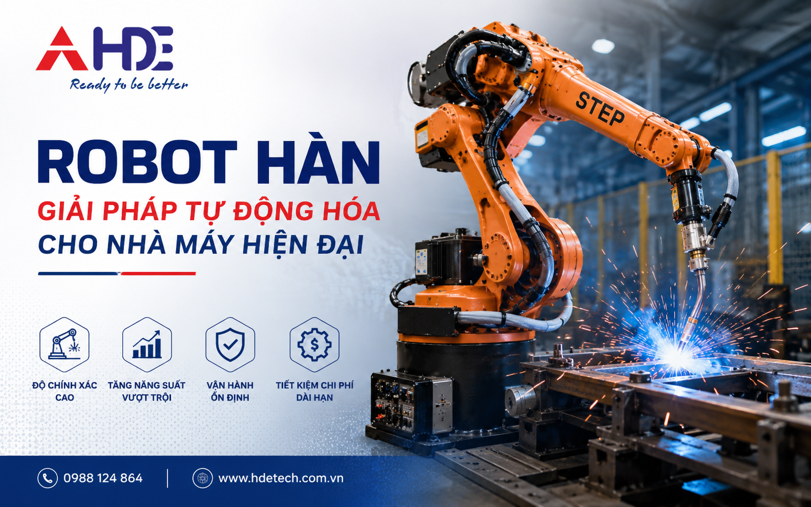 Robot hàn công nghiệp Step