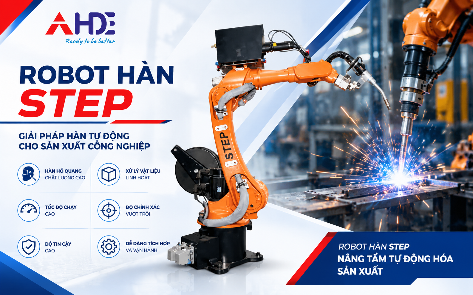 Robot hàn công nghiệp Step