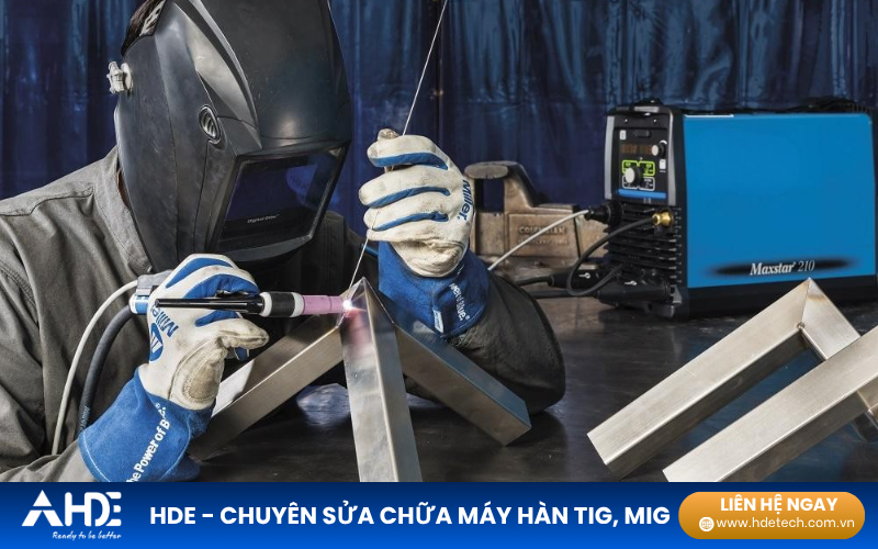 Sửa máy hàn Tig nóng đỏ nhanh