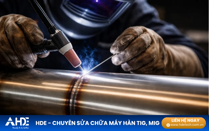 Sửa chữa máy hàn Tig bắn tóe nhiều