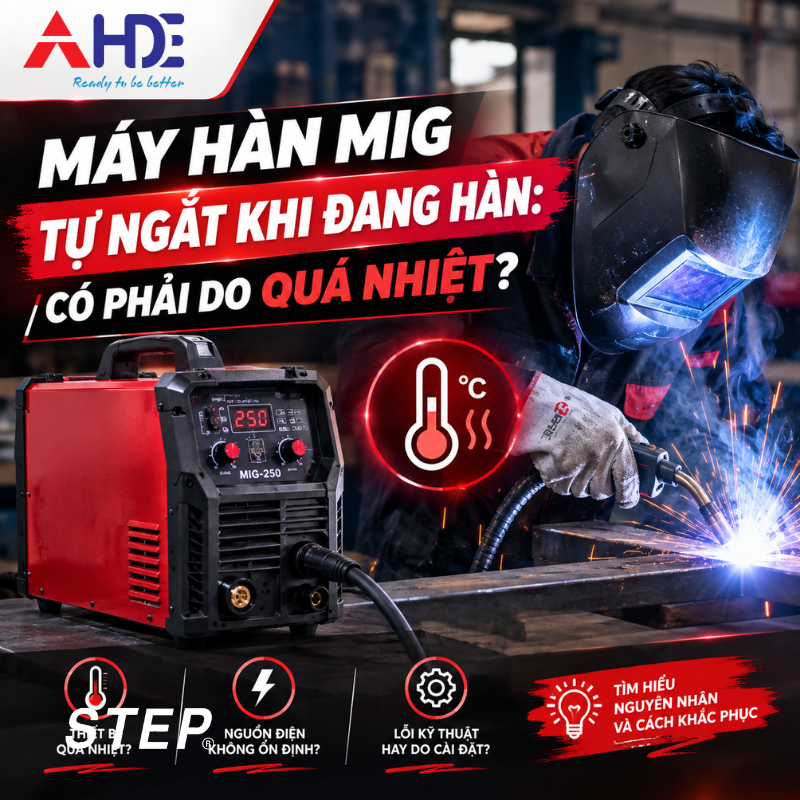 Lỗi Quá Nhiệt Ở Máy Hàn MIG
